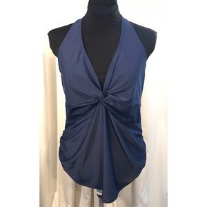 Old Navy blue maternity bathing suit XXL